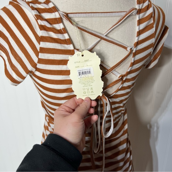 Ace Fashion | Striped Midi Dress - Picture 5 of 6